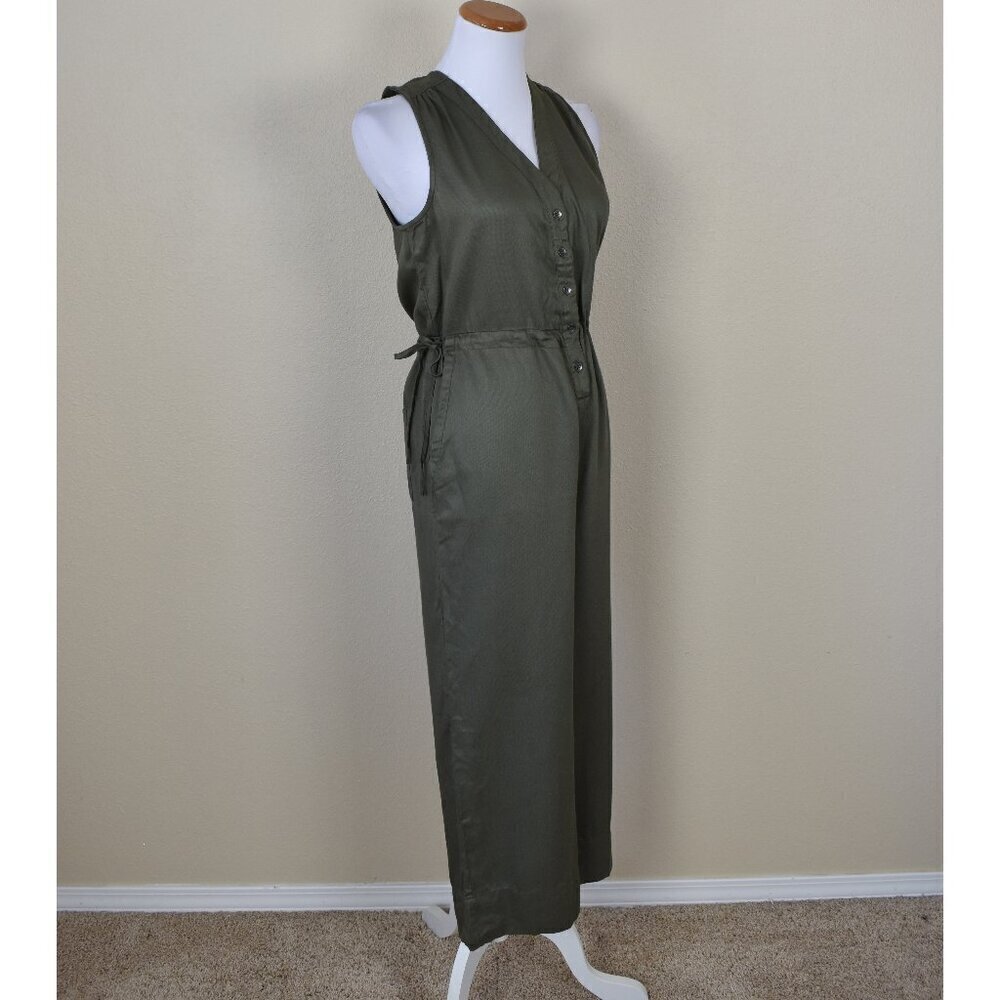 Marine Layer Katy Jumpsuit Olive Green Small NEW - Picture 7 of 9